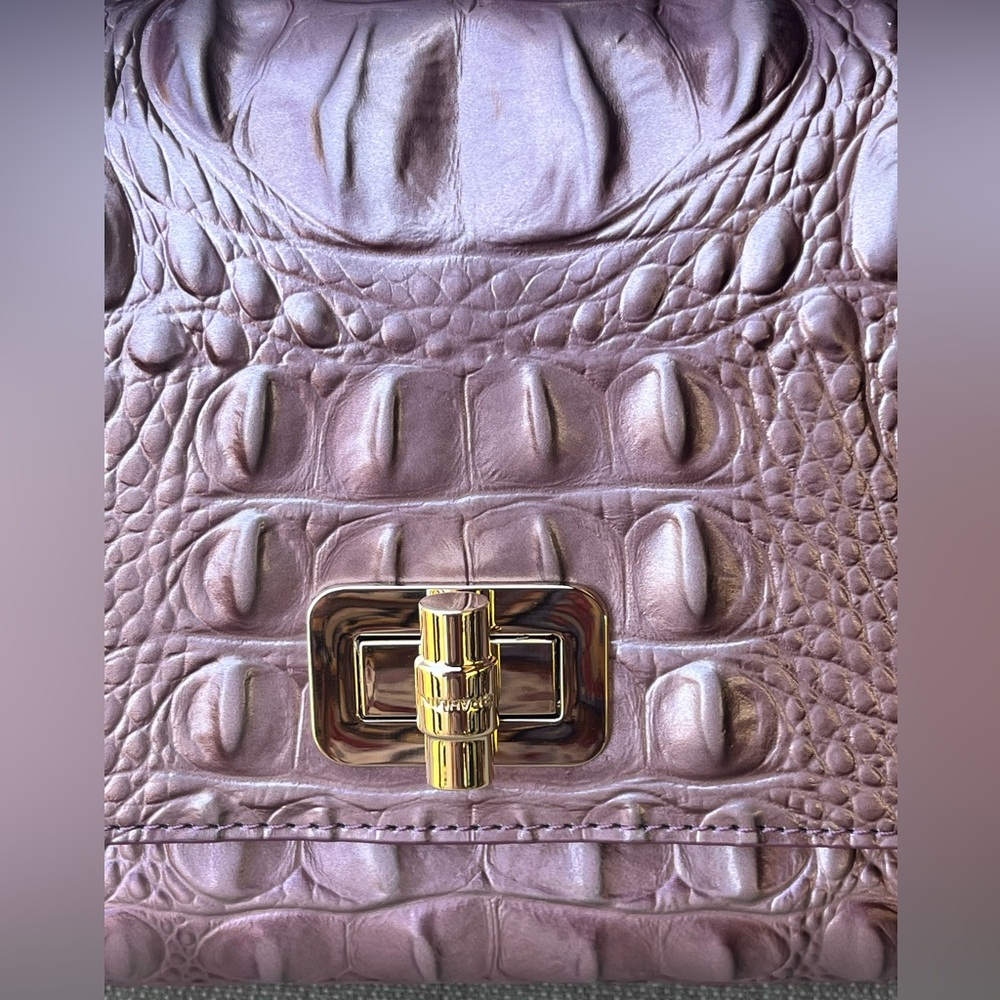 NWT Brahmin ROSA in MELLOW ROSE Convertible Chain & Leather Strap Bag - Picture 9 of 14